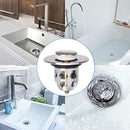 Pop-on sink drain plug - Drain stopper - Drain strainer - Hair catcher - Sink - Drain plugs - Sinks - Bathroom/Kitchen - Hair - Chrome - For 34-40 mm