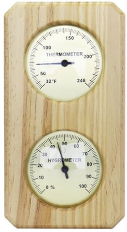 Indoor Thermometer - Indoor Thermometer - Thermometer - Weather Station - Hygrometer - Waterproof Wall-Mounted Thermometer and Hygrometer - Suitable for Indoor Bathroom, Sauna, Baby's Room