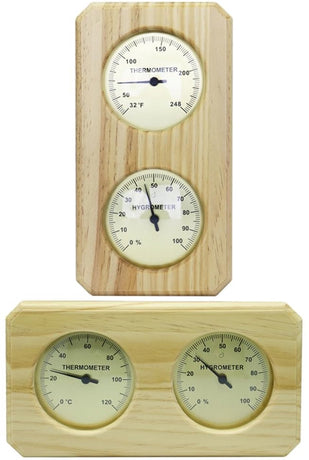 Indoor Thermometer - Indoor Thermometer - Thermometer - Weather Station - Hygrometer - Waterproof Wall-Mounted Thermometer and Hygrometer - Suitable for Indoor Bathroom, Sauna, Baby's Room