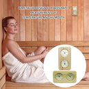 Indoor Thermometer - Indoor Thermometer - Thermometer - Weather Station - Hygrometer - Waterproof Wall-Mounted Thermometer and Hygrometer - Suitable for Indoor Bathroom, Sauna, Baby's Room