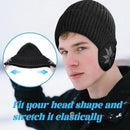 Beanie - Women's Beanie - Men's Beanie - Black Men's Beanie - Thick and Warm Knit Beanie - Unisex - Thermal Lining - With Ear Flaps - Ideal for Outdoor Activities - Camping - Sports - Gift Idea - Black