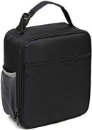 Lunch bag - Adult lunch bag - Insulated backpack - Picnic bag - Lunch bag for girls - 6.5L lunch box for boys - Insulated bag - Keeps food fresh - Office - school - picnic (black)