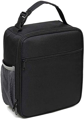 Lunch bag - Adult lunch bag - Insulated backpack - Picnic bag - Lunch bag for girls - 6.5L lunch box for boys - Insulated bag - Keeps food fresh - Office - school - picnic (black)