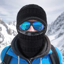 Beanie - Men's Winter Beanie - Knitted Beanie - Men's Beanie - With Flexible Neck Gaiter - Ski Balaclava - Unisex - Windproof - Warm - Ideal for Outdoor Activities - Camping - Skiing - Everyday Wear - Winter