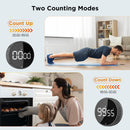 Digital Timer - Digital Kitchen Timer - Smart Timer - LED Display - Magnetic - 360° Rotation - BBQ Alarm Clock - Silver