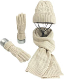 Women's Winter Hat and Scarf - Ski Hat - Gloves - Warm Winter Hat - Snowboard, Skate, Riding - Windproof and Warm - Soft and Comfortable - Warm Fleece Lining - Neck Warmer