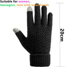 Gloves - Winter Gloves - Outdoor Gloves - Men's Winter Gloves - Warm Winter Gloves for Touchscreen Use - Super Soft and Non-Slip - For Sports, Cycling, Motorcycling - Men's and Women's