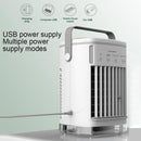Fan - Small fan - Portable air cooler - Mini mobile air conditioner - Personal evaporative air cooler - Timer function and 7 LED lights - Air coolers for home, office and bedroom