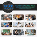Digital Timer - Digital Kitchen Timer - Smart Timer - LED Display - Magnetic - Addition/Subtraction - Learn to Tell Time - Analog Kitchen Timer - Black
