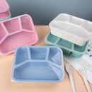 Lunch boxes - adult lunch box - child lunch box - snack box - 4-pack - compact - stackable - four colors - BPA-free, reusable - designed for portion control - School and restaurant meals