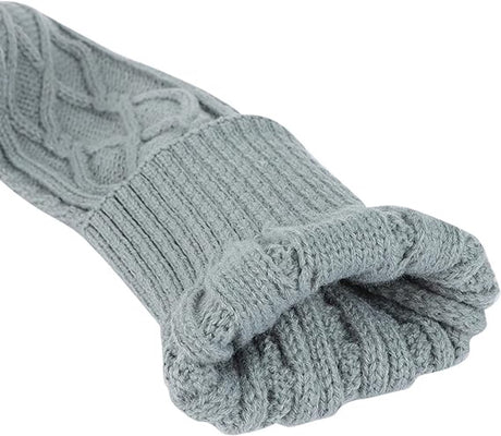 Socks - Women's knee-high socks - Cable knit knee-high socks - Stockings - Knee-high socks - Winter warmth - Tights - Knee support socks - Women - Girls - Pain relief