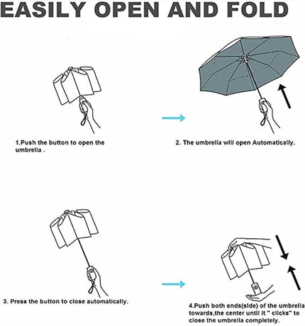 Minimalist Nordic-style umbrella, small 8-rib folding umbrella, travel, outdoor, UV-resistant, wooden handle, suitcase-style, small pocket umbrella for girls
