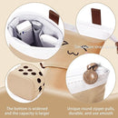 2-in-1 pencil case, cute pencil case, retractable pencil case, foldable pencil holder, vertical retractable pencil holder, makeup bag for students, office, women, girls, boys