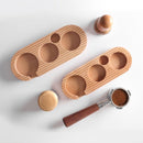 Espresso press holder -  Espresso press holder - 58mm wooden coffee press holder - Espresso tools for kitchens, cafes and restaurants