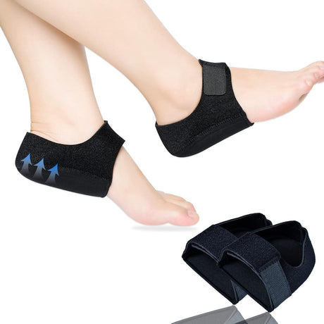 Insoles - Arch Supports - Gel Heel Cushions - For plantar fasciitis, heel pain, and Achilles tendonitis - Protectors and cushions for men and women - 1 pair