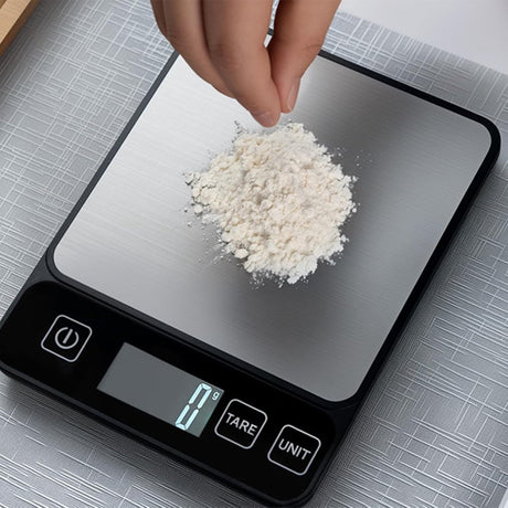 Precision scale - Digital kitchen scale - Barista scale - Professional food scale with a 10 kg weighing capacity - For home baking - Easy to read