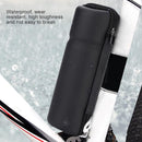 Bicycle frame bag - 23 x 9 cm - Rigid, waterproof, lightweight, wear-resistant, strong and unbreakable material - Can be used as a portable repair kit - Water bottle bag (black)