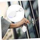Alarm - Personal Alarm - Alarm Keychain - Powerful SOS Siren Button for Women - Anti-kit - Compact and User-Friendly Keychain Alarm with LED Light (White)