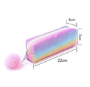 Pencil case - Pencil case for boys - Pencil case for girls - School pencil cases - School supplies - Large capacity rainbow glitter pencil case - Student desk storage box