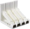 Tablecloth clips - For outdoor use, garden, picnics, weddings, parties, buffets and restaurants - Wit.
