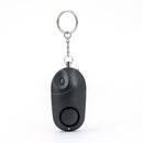 Panic Alarm - Personal Alarm - Personal Pocket Alarm - Keychain Siren - Safe Audible Personal Security Alarm - 130 dB with LED Light - For Children, Women and the Elderly (Black)