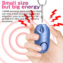 Panic Alarm - Personal Alarm - Personal Pocket Alarm - Keychain Siren - Safe Audible Personal Security Alarm - 130 dB with LED Light - For Children, Women and the Elderly (Black)