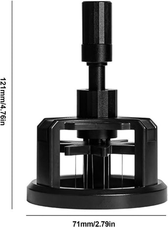 Coffee press - Manual press - Magnetic coffee dispenser - Coffee maker accessory - Non-slip needle stirrer - Countertop - Workstation - Preparation - Ground coffee smoother for home brewing - 51 mm