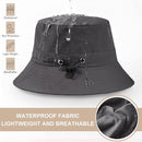 Sun hat - Fishing hat - Foldable fishing hat for women and men - UPF 50+ sun protection and waterproofing - Unisex summer hat - Hiking and rain hat - 54-58 cm