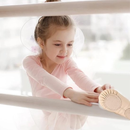Women's Ballet Shoes – Ballet Shoes for Girls – Beige – Soft PU Leather Dance Shoes with Non-Slip Sole – Suitable for Ballet, Yoga & Home Use – For 3 UK