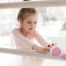 Women's Ballet Shoes – Ballet Shoes for Girls – Purple-Pink – Soft PU Leather Dance Shoes with Non-Slip Sole – Suitable for Ballet, Yoga & Home Use – For 5 UK Child