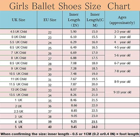 Women's Ballet Shoes – Ballet Shoes for Girls – Purple-Pink – Soft PU Leather Dance Shoes with Non-Slip Sole – Suitable for Ballet, Yoga & Home Use – For 11 UK Child
