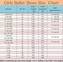 Women's Ballet Shoes – Ballet Shoes for Girls – Black – Soft PU Leather Dance Shoes with Non-Slip Sole – Suitable for Ballet, Yoga & Home Use – For 4 UK