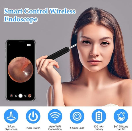 Wireless Smart Ear Cleaner with Camera for Safe Ear Inspection