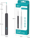 Smart Ear Cleaner with 1296P HD Camera, Wireless Earwax Removal with WiFi Endoscope, Safe Inspection and Intelligent Temperature Control, White