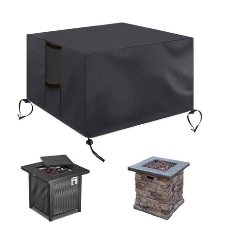 Waterproof 420D Oxford Outdoor Furniture Cover UV Dust Protection for Tables Chairs and Grill, 76 cm x 76 cm x 63 cm
