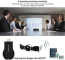 Wireless HDMI Adapter 1080P for iOS Android Windows, Black, Compatible with Samsung Philips Xiaomi TV Projector