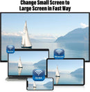 Wireless HDMI Adapter 1080P for iOS Android Windows, Black, Compatible with Samsung Philips Xiaomi TV Projector