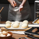 2-Pack Extra Thick 0.7mm Oven Mats with Long Handle, Durable Baking Mats for Oven Microwave Air Fryer