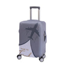 Elastic Suitcase Cover Travel Luggage Protective Cover Scratch Resistant, Gray, Fits Most Trolley Cases, L (25-28 inch)
