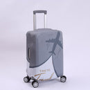 Elastic Suitcase Cover Travel Luggage Protective Cover Scratch Resistant, Gray, Fits Most Trolley Cases, L (25-28 inch)