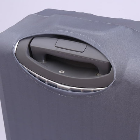 Elastic Suitcase Cover Travel Luggage Protective Cover Scratch Resistant, Gray, Fits Most Trolley Cases, L (25-28 inch)