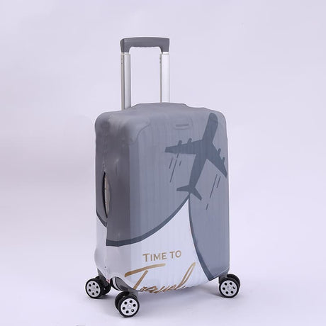 Elastic Suitcase Cover Travel Luggage Protective Cover Scratch Resistant Gray, XL (29-32 inch)