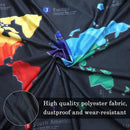 Black Elastic Suitcase Cover Travel Luggage Protective Scratch Resistant, Fits Most Trolley Cases, XL (29-32 inch)
