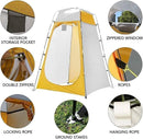 Pop-up Tent Changing Room Foldable Outdoor Camping Shelter with Inner Pocket, 120x120x190 cm, Green