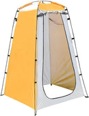 Pop-up Tent Changing Room 120x120x190 cm, Foldable Outdoor Camping Shelter with Inner Pocket, Multicolored