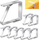 8 Picnic Table Cloth Clips, Elegant Solution for Table Setting, 8-pack