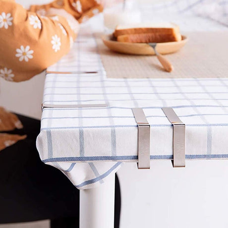 8 Picnic Table Cloth Clips, Elegant Solution for Table Setting, 8-pack