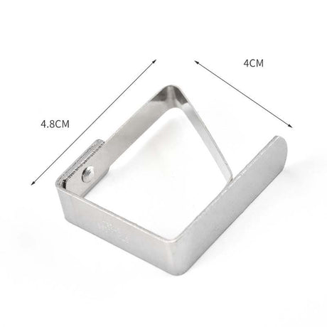 8 Picnic Table Cloth Clips, Elegant Solution for Table Setting, 8-pack