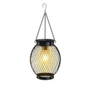 Solar Powered LED Outdoor Lantern with Solar Panel, IP65 Waterproof, for Garden Patio, Compatible with Outdoor Environments