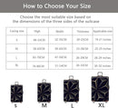 Elastic Suitcase Cover Travel Luggage Protection Scratch Resistant Washable Trolley Case Cover, 1 Pack, 29-32INCH